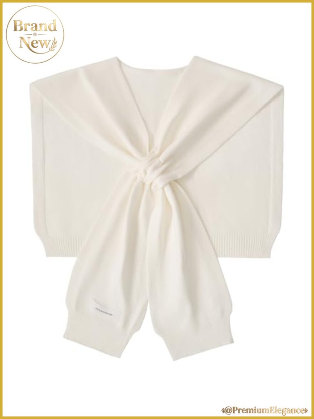 Women's Knitted Sweater Shawl Wrap with Sleeves Lightweight Shoulder Cape